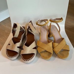 Franco Sarto Wedges and Mango Platform